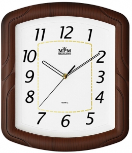 Sieninis laikrodis MPM Quality Braun E01.2417.51.SW Interjera pulksteņi, meteoroloģiskās stacijas