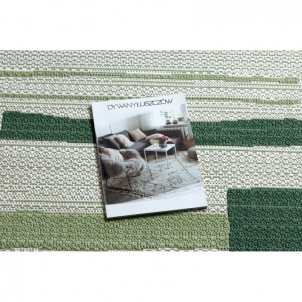 Sizalio kilimas su žalios spalvos akcentais COLOR | 160x230 cm 