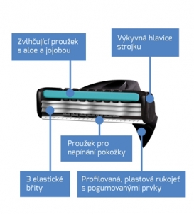 Skustuvas vyrams Wilkinson Sword Wilkinson Xtreme3 Hybrid