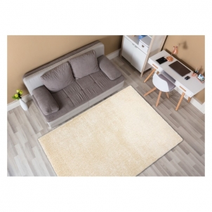 Smėlio spalvos ilgo plauko kilimas FLUFFY | 200x290 cm