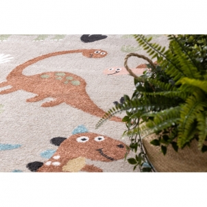 Smėlio spalvos kilimas FUN Dino | 80x150 cm