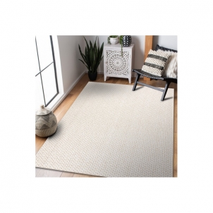 Smėlio spalvos kilimas SPRING Eglutė | 80x150 cm