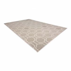 Smėlio spalvos kilimas SPRING Geometry | 120x170 cm