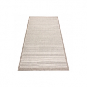 Smėlio spalvos kilimas su kraštine SPRING | 160x230 cm