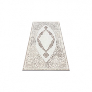 Smėlio spalvos kilimas su ornamentais CORE | 160x220 cm 