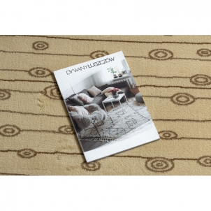 Smėlio spalvos kilimas su rudais raštais ROYAL | 300x400 cm 