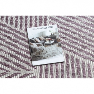 Smėlio spalvos raštuotas kilimas COLOR Zigzagas | 120x170 cm 