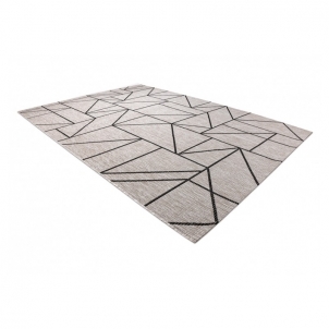 Smėlio spalvos sizalio kilimas su geometriniais motyvais FLOORLUX | 120x170 cm