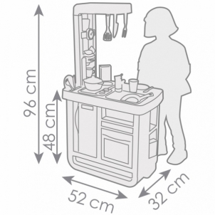 SMOBY virtuvė Bon Appetit, mėlyna