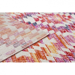 Spalvingas kilimas su raštais MUNDO Rombai | 80x150 cm