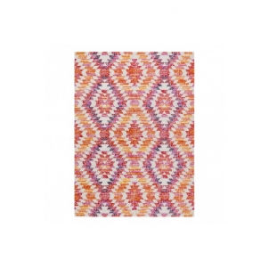 Spalvingas kilimas su raštais MUNDO Rombai | 80x250 cm