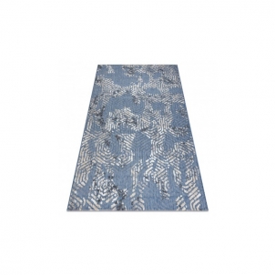 Struktūrinis kilimas su mėlynais akcentais SOLE | 120x170 cm 