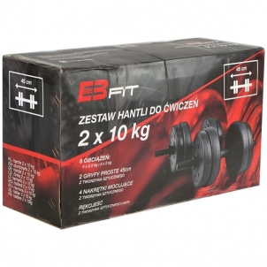 Svarmenų rinkinys - Enero Fit, 20 kg, 2x10 kg