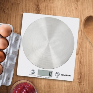 Svarstyklės Salter 1036 WHSSDR Disc Electronic Digital Kitchen Scales - White