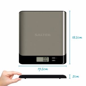 Svarstyklės Salter 1052A SSBKDR Arc Pro Stainless Steel Digital Kitchen Scale