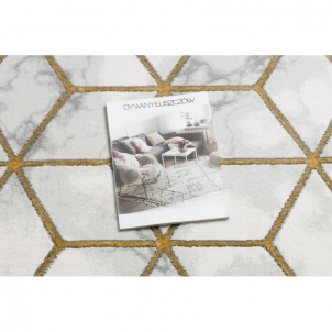 Šviesus kilimas su aukso akcentais EMERALD Glamour | 180x270 cm 