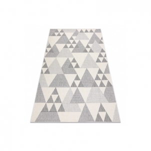 Šviesus raštuotas kilimas SPRING Trikampiai | 160x230 cm