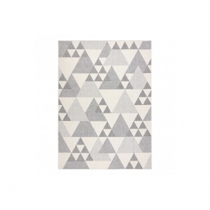 Šviesus raštuotas kilimas SPRING Trikampiai | 80x150 cm