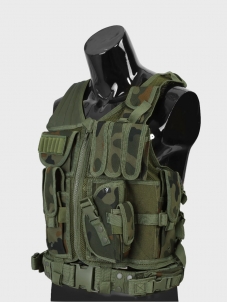 Taktinė liemenė Huzar Dominator WZ.93 PL woodland Militārais un medību krekli, vestes