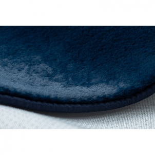 Tamsiai mėlynas kailio imitacijos kilimas POSH | 160x220 cm