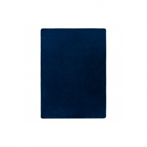 Tamsiai mėlynas kailio imitacijos kilimas POSH | 80x150 cm
