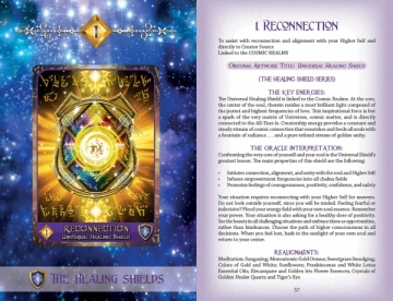 Taro kortos Celestial Frequencies Oracle Cards and Healing Activators Oracle kortos Schiffer Publishing