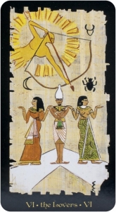 Taro kortos Egyptian Tarot Grand Trumps kortos Lo Scarabeo