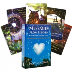 Taro kortos Messages from heaven communication komunikacijos kortos Schiffer Publishing