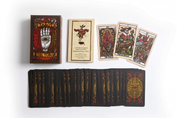 Taro kortos Tarot del Toro kortos ir vadovas Insight Editions