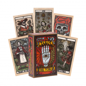 Taro kortos Tarot del Toro kortos ir vadovas Insight Editions