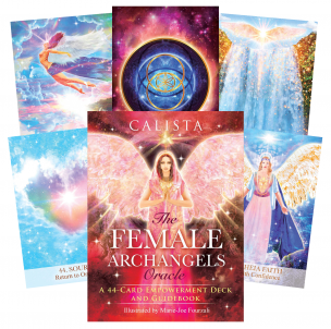 Taro kortos The Female Archangels Oracle kortos Findhorn Press