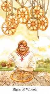 Tarot of the Golden Wheel kortos