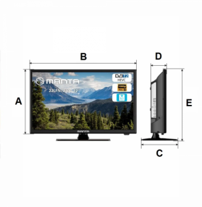 Televizorius Manta 22LFN123D