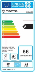 Televizorius Manta 32LHA69K