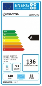 Televizorius MANTA 55LUA29E