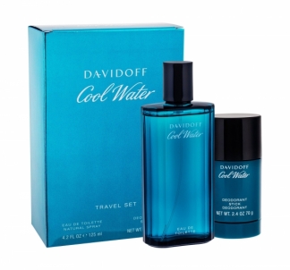 Tualetinis vanduo Davidoff Cool Water Eau de Toilette 125ml (Rinkinys 5) Kvepalai vyrams