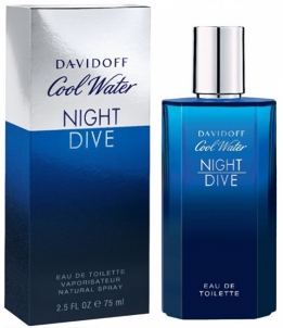 Tualetinis vanduo Davidoff Cool Water Night Dive EDT 125 ml Kvepalai vyrams