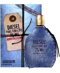 Tualetinis vanduo Diesel Fuel for Life Denim Collection Homme EDT 75ml (testeris) Kvepalai vyrams