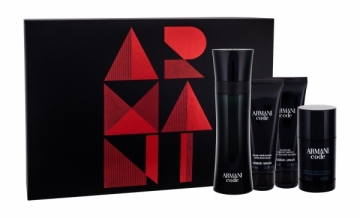 Tualetinis vanduo Giorgio Armani Black Code EDT 125ml (Rinkinys 3) Kvepalai vyrams