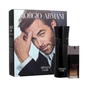 Tualetinis vanduo Giorgio Armani Black Code EDT 75ml + Edp Code Profumo 20 ml (Rinkinys) Kvepalai vyrams