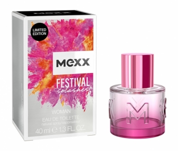 Tualetinis vanduo Mexx Festival Splashes Eau de Toilette 40ml Kvepalai moterims