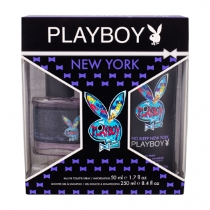 Tualetinis vanduo Playboy New York EDT 50ml (Rinkinys) Kvepalai vyrams