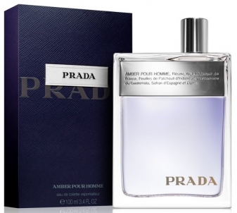 Tualetes ūdens Prada Amber Pour Homme EDT 50 ml Vīriešu smaržas