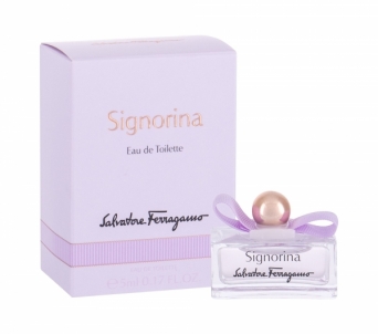 Tualetinis vanduo Salvatore Ferragamo Signorina EDT 5ml Kvepalai moterims