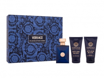 Tualetinis vanduo Versace Pour Homme Dylan Blue EDT 50ml + Shower Gel 50 ml + Aftershave Balm 50 ml (Rinkinys) Kvepalai vyrams