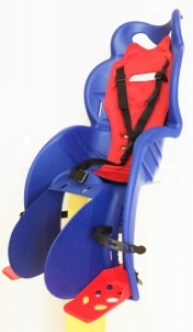 Vaikiška kėdutė HTP Italy Sanbas T prie rėmo blue-red 