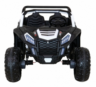 Vaikiškas dvivietis elektromobilis - Buggy ATV Racing, baltas