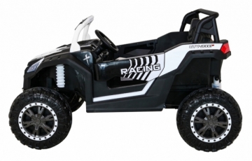 Vaikiškas dvivietis elektromobilis - Buggy ATV Racing, baltas