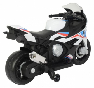 Vaikiškas elektrinis motociklas - BMW S1000RR, baltas