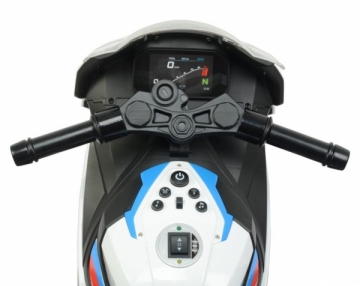 Vaikiškas elektrinis motociklas - BMW S1000RR, baltas